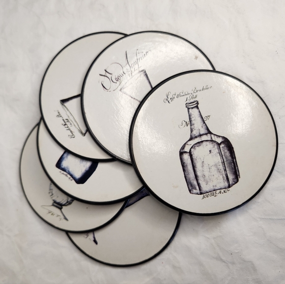 Vintage Norwegian Liquor Coasters - Picture 1 of 9